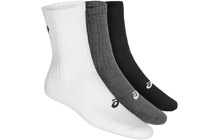 (155204-0701) Носки Asics Crew Sock 3 пары в упаковке (черный/серый/белый)