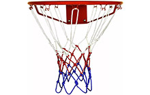 8204-6002 Сетка баскетбольная трехцветная CLIFF, диам. 5 мм