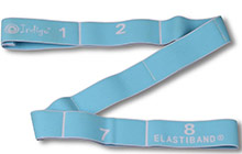 97669m-bl Эспандер-лента замкнутая INDIGO MEDIUM, 90x4см, с 8 захватами, голубой