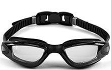 af200-bk Очки для плавания CLIFF, взр.(черный)