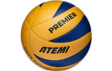 aprvbm-5-yb Мяч волейбольный Atemi PREMIER (желт/синий), ПУ Microfiber