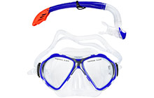 cf-m282p(sn116p)-bl Набор для плавания CLIFF (маска+трубка), синий