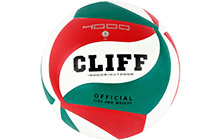 cf-v5m4000 Мяч волейбольный CLIFF PU (бело-зелено-красный)