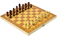 cf-w772 Игра 3 в 1 (шашки, шахматы, нарды) дерев.CLIFF, 34x34 см