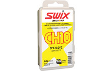 ch10x-6 Парафин углеводородный Swix CH10X +10/0, 60гр (желтый)