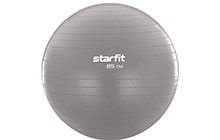 gb-108-85-gr Мяч гимнастический STARFIT, серый, антивзрыв, 85 см
