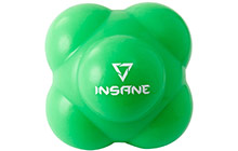 in22-rb100 Мяч для тренировки реакции INSANE, зеленый, диаметр 6,8 см