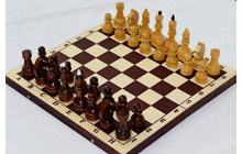 p-11 Шахматы без доски лакированные