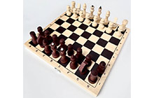 p-4 Шахматы с доской (парафинированные) 290x145x38см