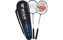 wish-799-bl Набор для бадминтона WISH Fusiontec 799K (2 ракетки, чехол), синий